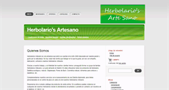 Desktop Screenshot of herbolariosartesano.com